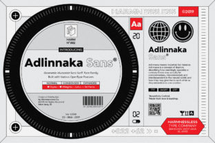 Adlinnaka Family: A Modern Display Font for Bold Digital Branding