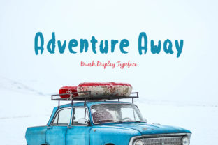 Adventure Away Font for Editorial Design