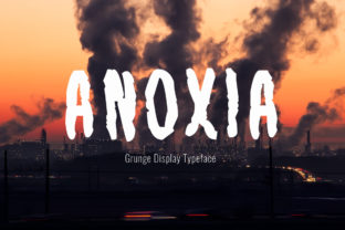Anoxia Font for Creative Web Design and Branding