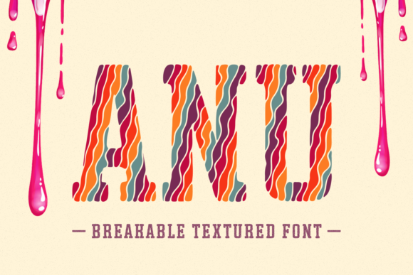 Anu Display Font Adds Striking Texture to Web Projects