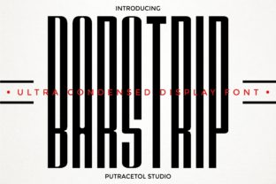 Barstrip Font: A Bold Display Typeface for Digital Marketing