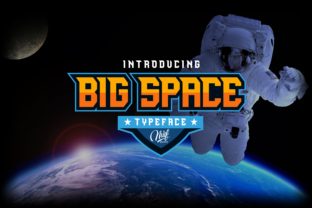 Big Space Font: A Bold Typeface for Creative Makers
