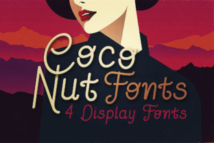 Coconut Family Font for Editorial Design