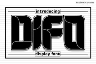 Difo Font: A Display Typeface for Makers and Branding
