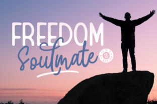 Freedom Soulmate Duo: A Display Font for Nature-Inspired Creators