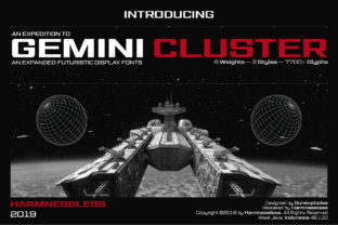 Gemini Cluster - Expanded Fonts for Modern Editorial Design
