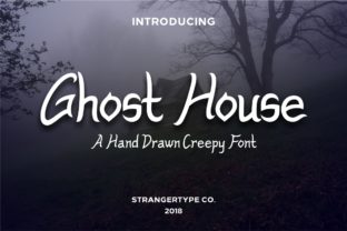 Ghost House Font: A Gothic Typeface for Creepy and Charming Designs