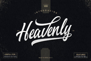 Heavenly Font: A Dynamic Typeface for Eye-Catching Campaigns