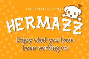 Hermazz Font: A Playful Display Typeface for Creative Branding