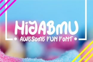 Hijabmu Display Font for Creative Product Designs