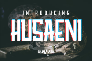 Husaeni Font: A Modern Typeface for Editorial Design