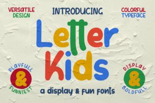 Letter Kids Font for Fun and Engaging Editorial Design
