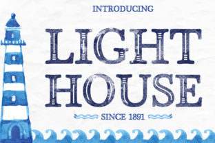Light House Font for Striking Editorial Design