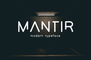 Mantir: A Modern Typeface for Bold Brand Campaigns