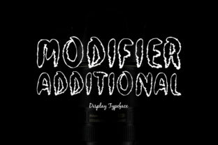 Modifier Additional: A Versatile Display Font for Editorial Design