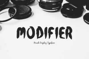 Modifier Font for Creative Branding Projects