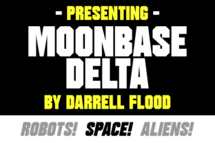 Moonbase Delta Font for Editorial Design and Sci-Fi-Themed Typography