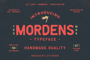 Mordens Font for Editorial Design and Creative Typography