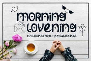 Morning Lovening Font for Romantic and Elegant Campaigns