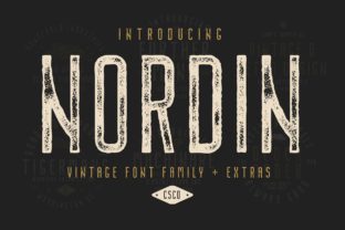 Nordin Family Font: A Display Typeface for Creative Makers