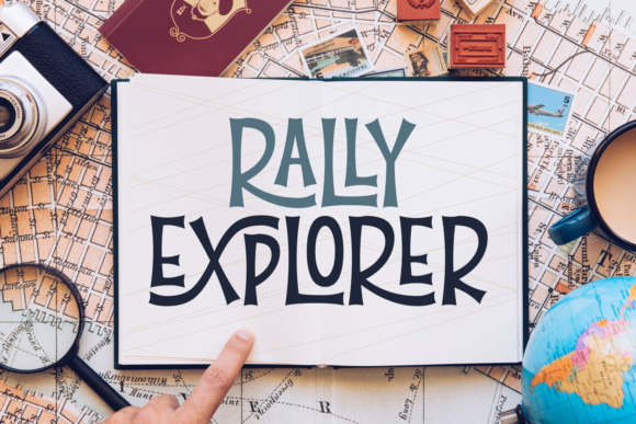 Rally Explorer Font for Brand Identity and Display Design