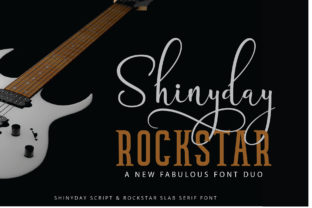 Shinyday Rockstar Duo: A Font for Elegant Editorial Design