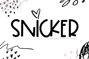 Snicker Font: A Charming Display Typeface for Editorial Design