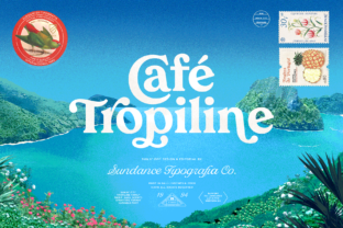 Tropiline Family: A Display Font with Tropical Flair for Web Designers