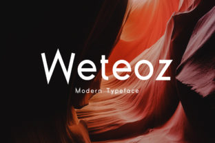 Weteoz Font for a Polished Brand Look